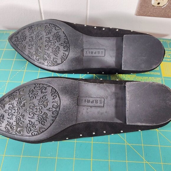 Esprit Danika Pointed Toe Flats Studded Black - Picture 6 of 9